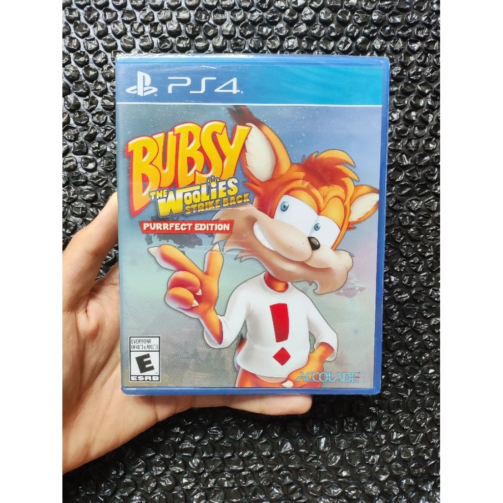 NEW BD Kaset Ps4 Bubsy The Woolies Strike Back Purfect Edition