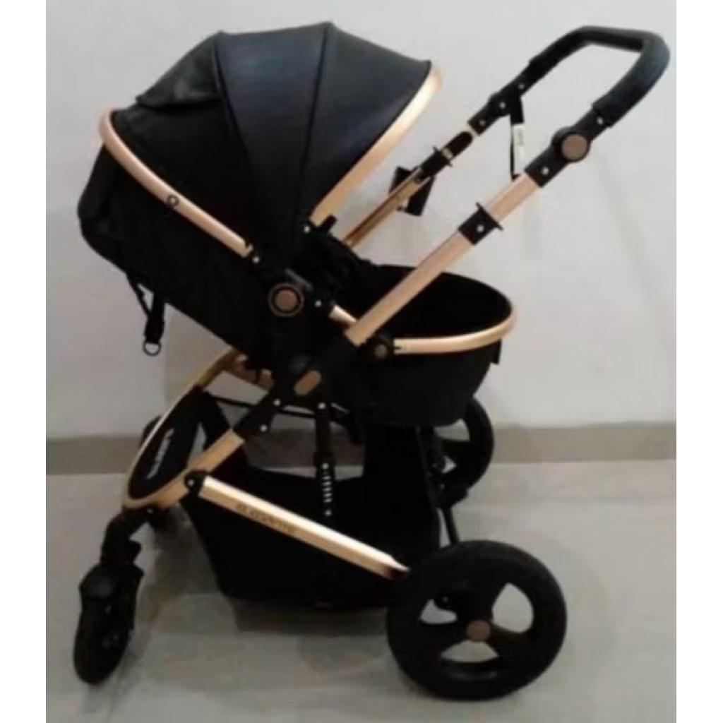 (SECOND) STROLLER PLIKO ELEGANTE BLACK