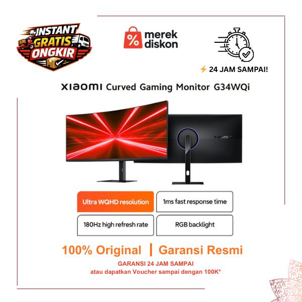 XIAOMI Curved Gaming Monitor G34WQi 34 Inch