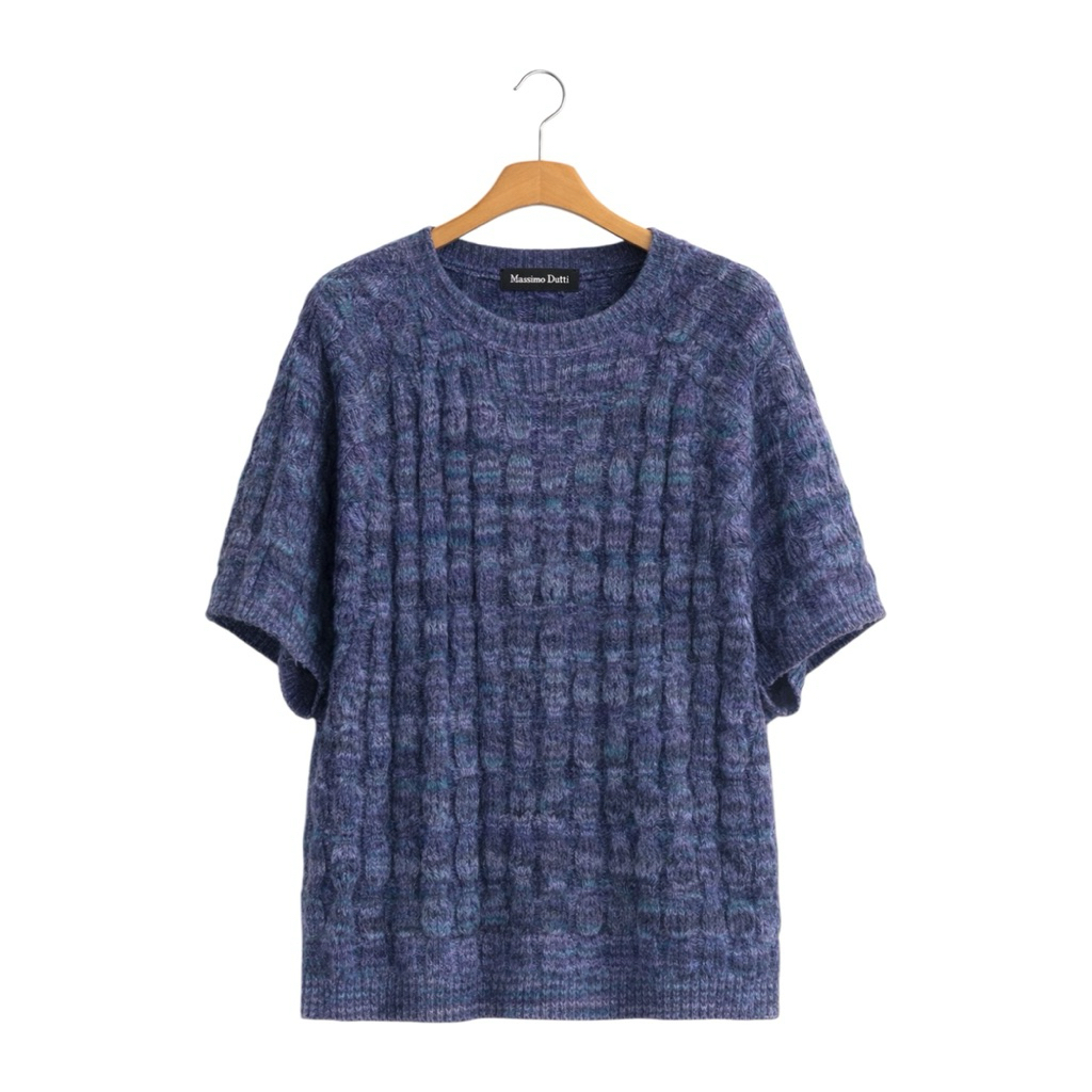 (Woman) Sweater Short Sleeve Wool Massimo Dutti