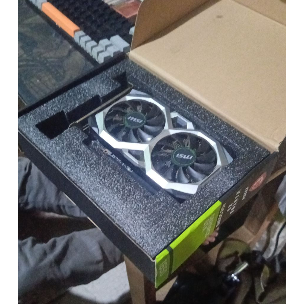 VGA GTX 1650 MSI DDR5 Bekas Pemakaian Pribadi