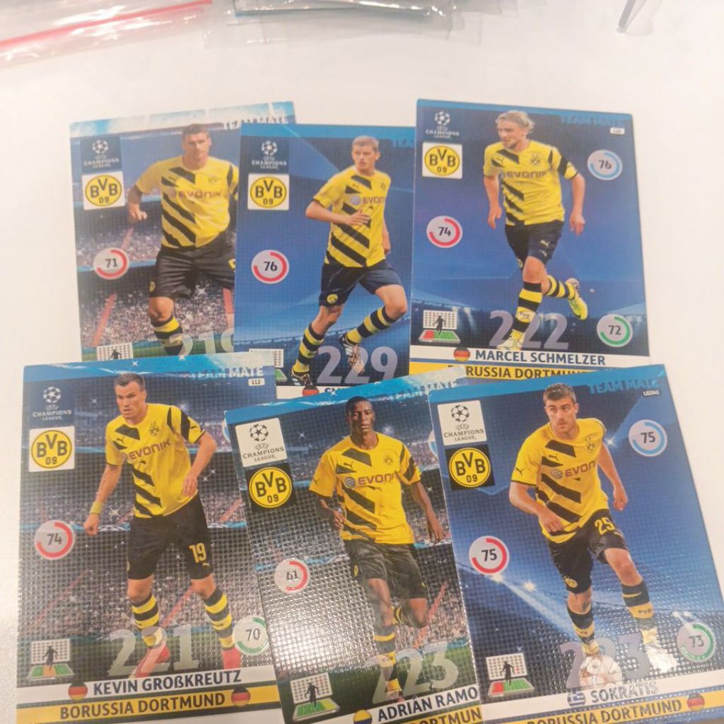 kartu bola panini xl adrenalyn ucl 2014/2015 Borrusia Dortmund base card