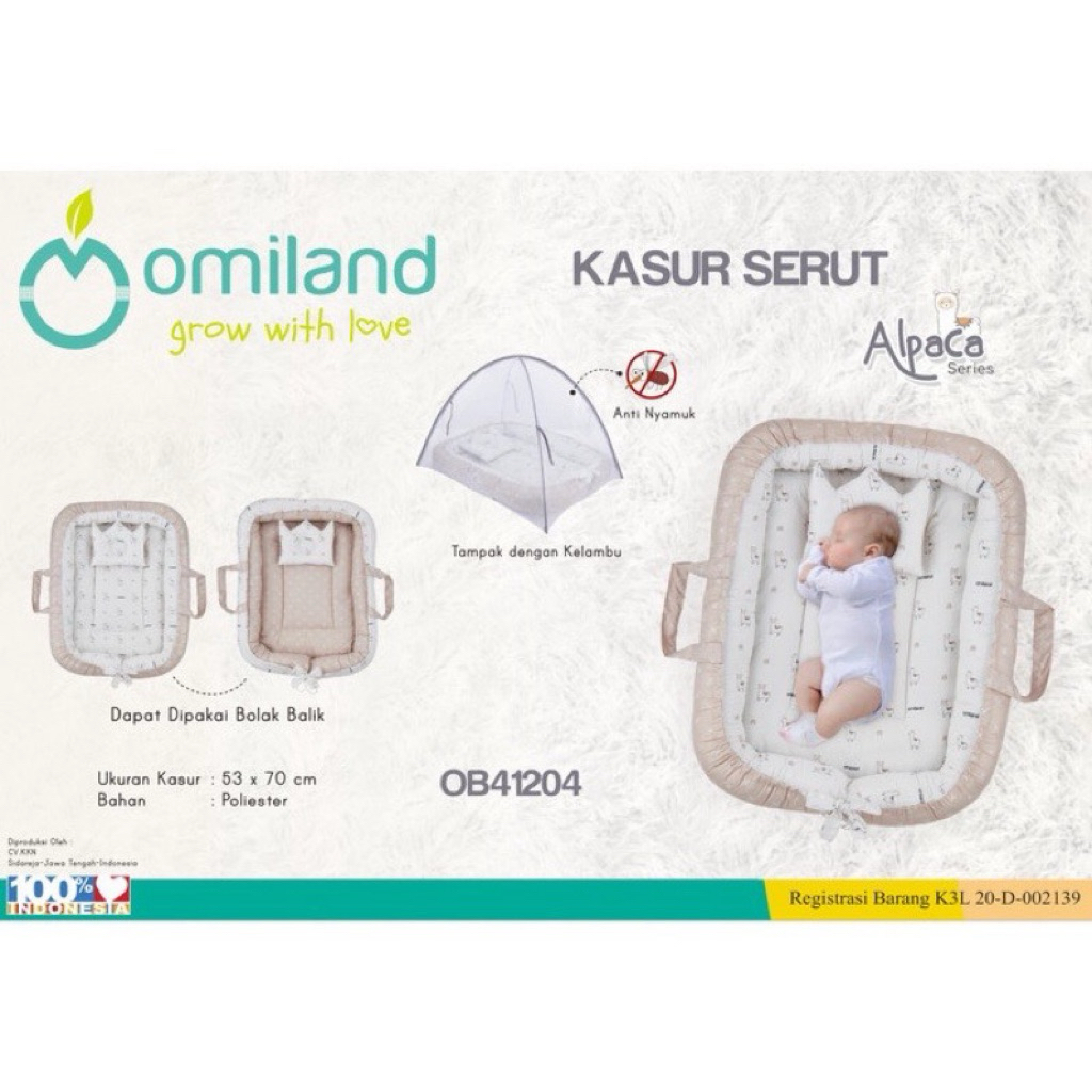 [PRELOVED] Omiland Kasur Bayi Serut Alpaca Series Tempat Tidur Bayi Kasur Serut Omiland