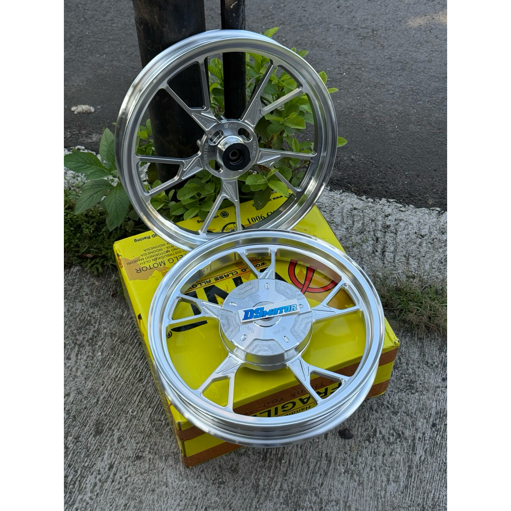 velg VND AK47 AK 47 mio smile sporty 5tl  fino soul mioJ mio115 warna chrome krom silver RING14 mode