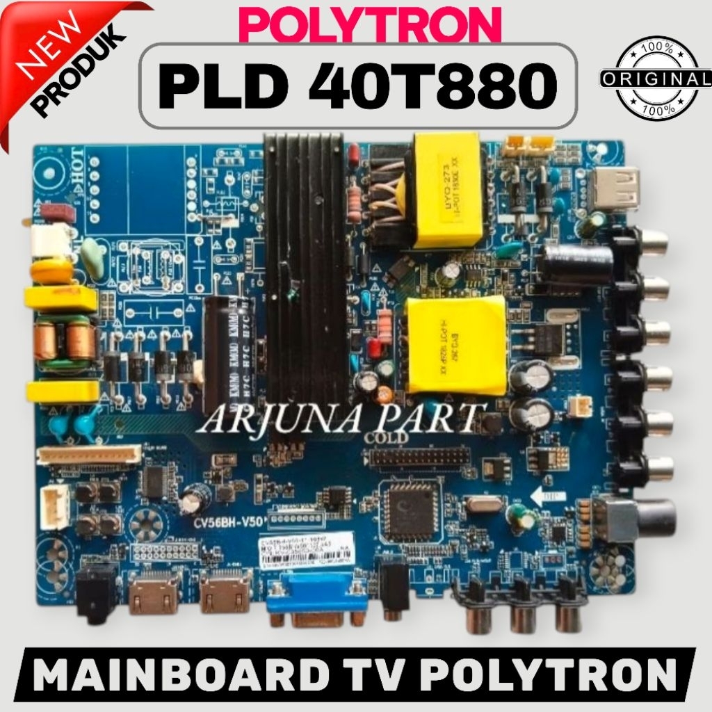 MB TV POLYTRON PLD40T880 / MAINBOARD TV POLYTRON PLD40T880 / MESIN TV POLYTRON PLD40T880 / MODUL TV 