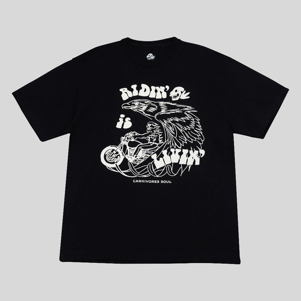 Carnivores Soul - Ridin' is Livin' Tees