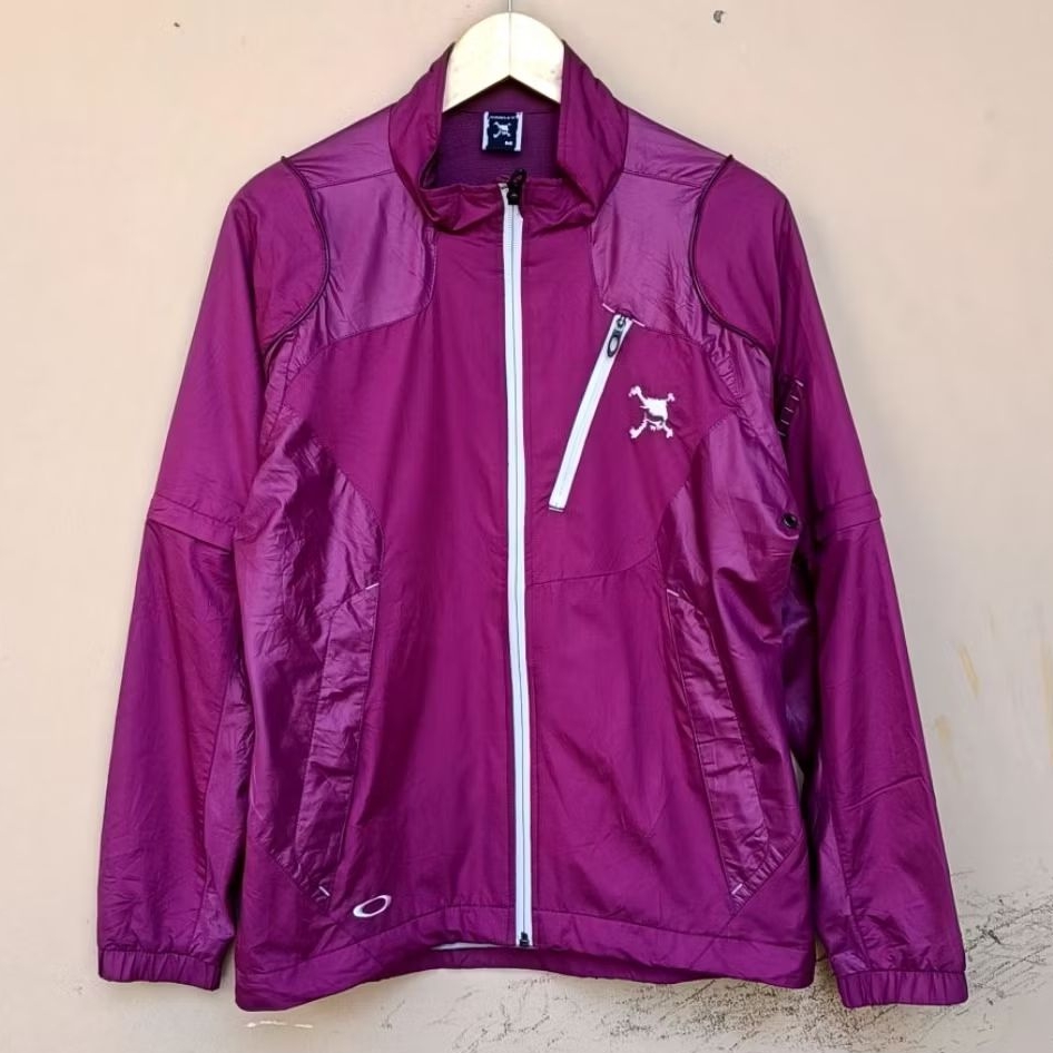 Jacket oakley skull two way surfing vintage y2k burgundy