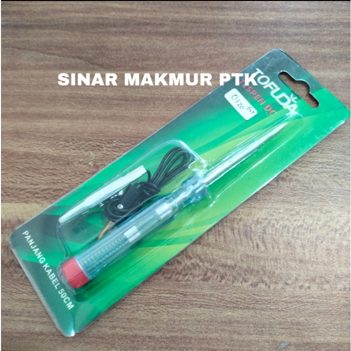 SINAR MAKMUR TESTPEN KABEL DC - TESPEN KABEL AKI DC - TEST PEN MOBIL MOTOR TOFUDA TESPEN DC