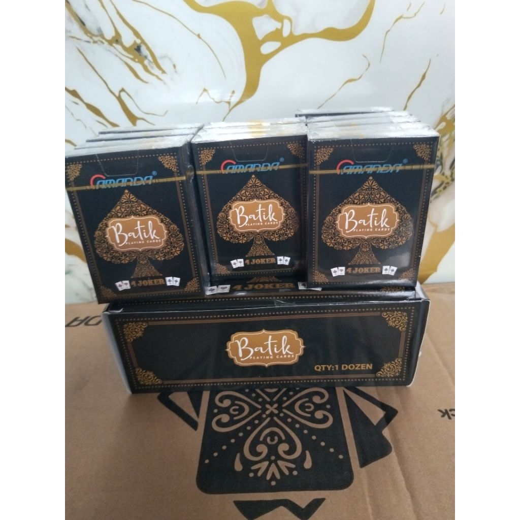 Kartu Remi Amanda Batik 1box Isi 12 Kartu