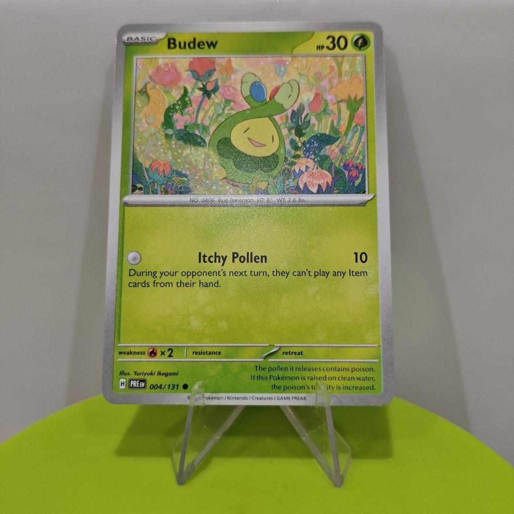 Kartu Pokemon Budew PRE 004/131 Bahasa English