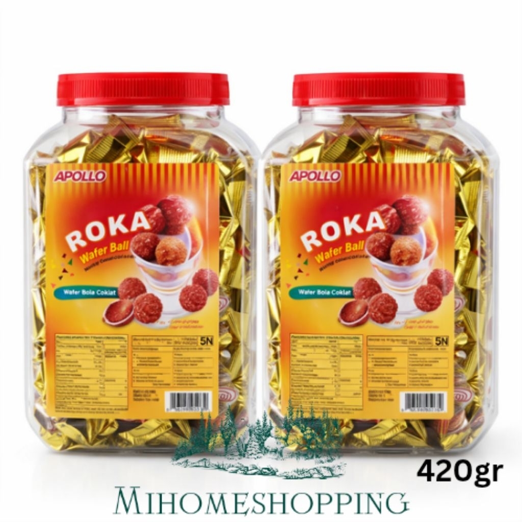 APOLLO ROKA Wafer Ball Coklat Premium – Toples Besar