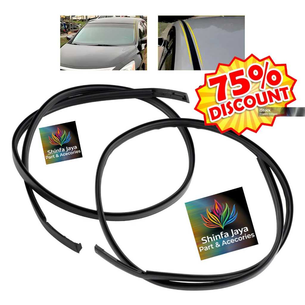 karet atap mobil /list atap mobil/karet roof /drip side/list moulding atap mobil avanza thn 2012 sam