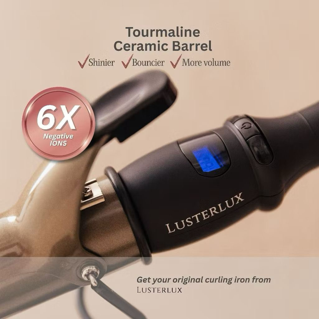 LUSTERLUX CURLING IRON Catokan Rambut untuk Curly, Keriting, Wavy (No Box)