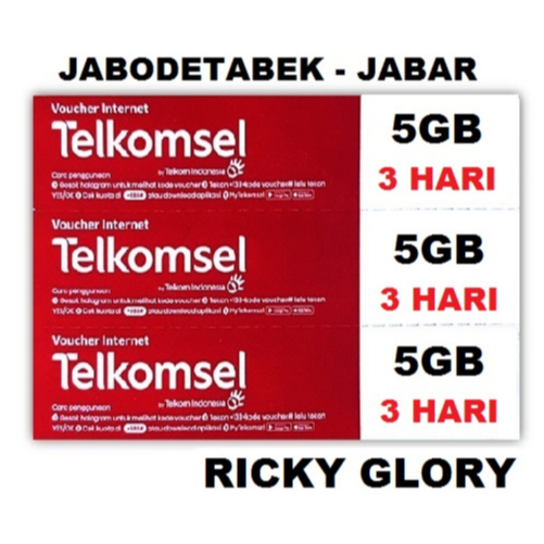 VOUCHER TELKOMSEL 5GB 3HARI