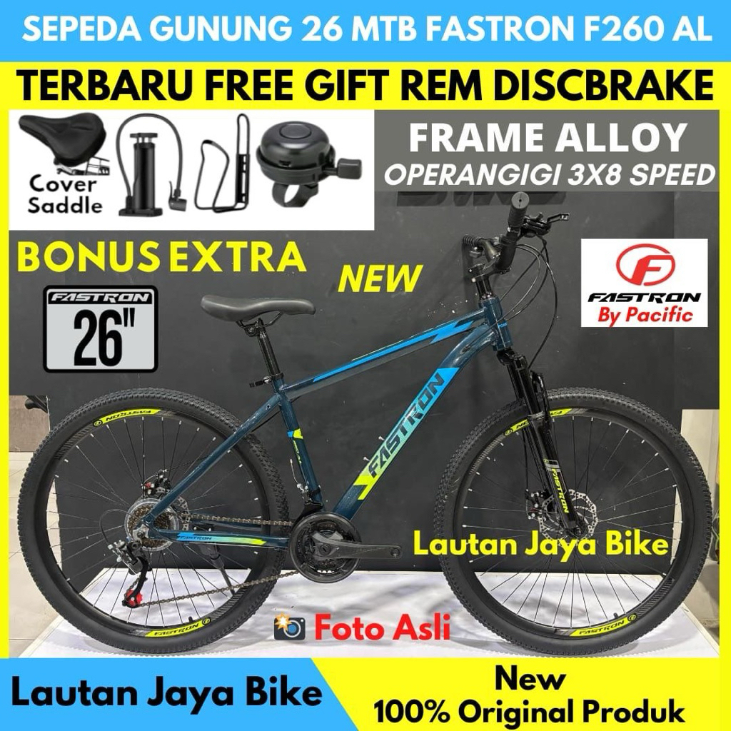 Sepeda Gunung 26 MTB Salzburg Fastron Rem Discbrake