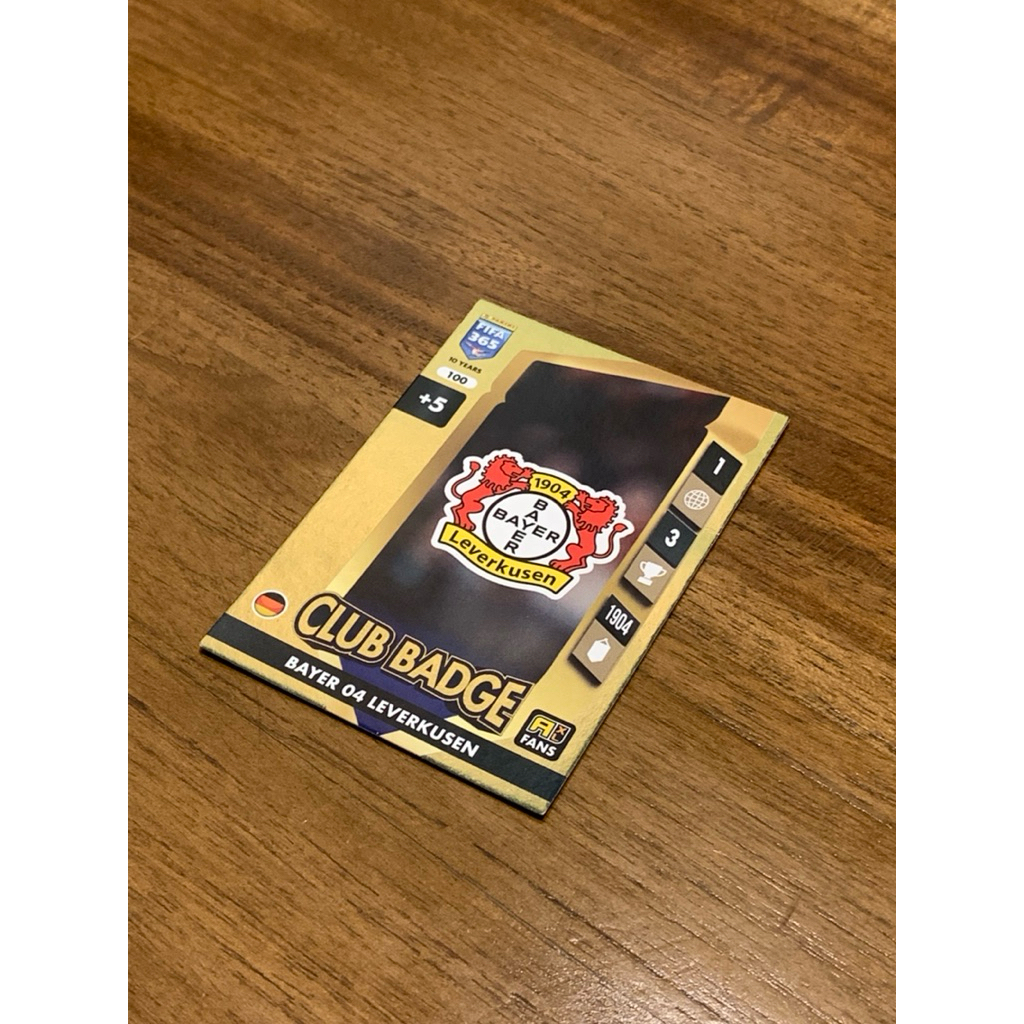 Club Badge Card Bayer Leverkusen Panini 365 2025