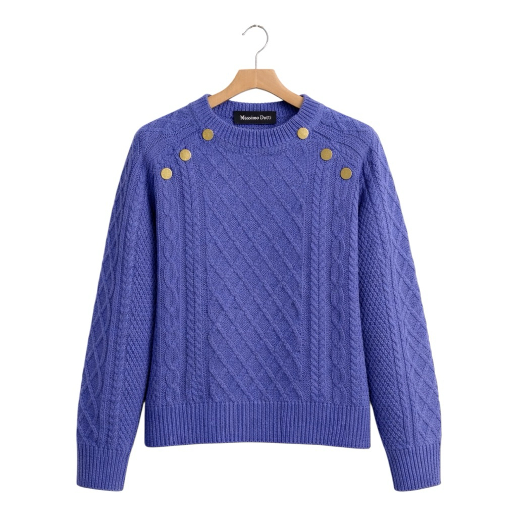 (Woman) Sweater Knit Cotton Massimo Dutti