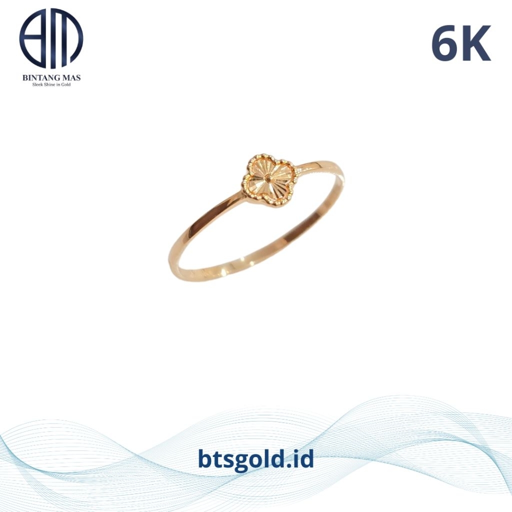Cincin Emas Alhambra | 6K
