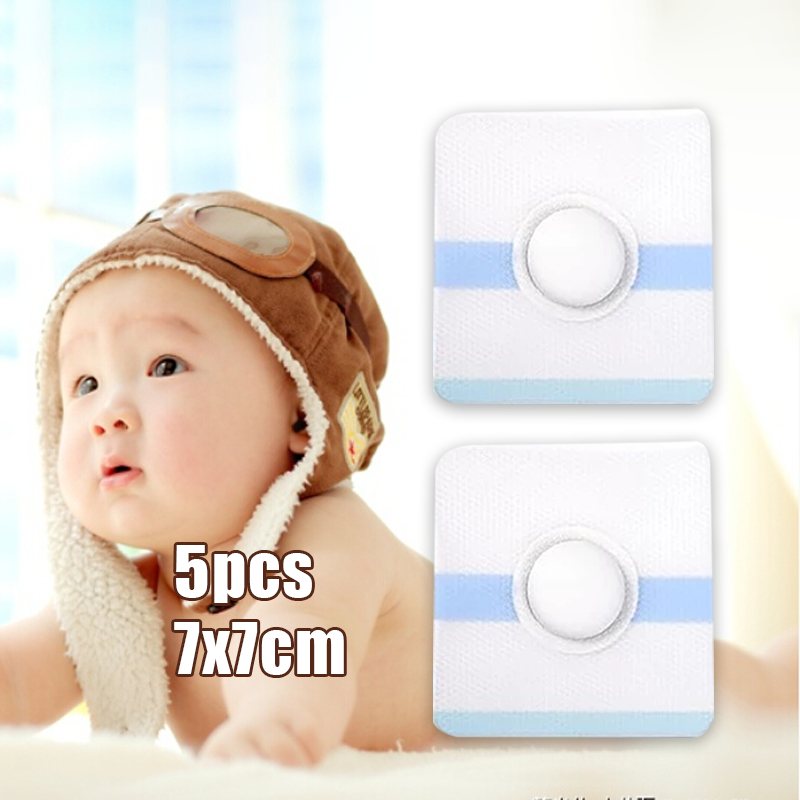 5pcs Koyo Herbal Hernia Bayiwaterproof Penutup Pusar Bayi Bodong Patch Anti Pusar Bodong