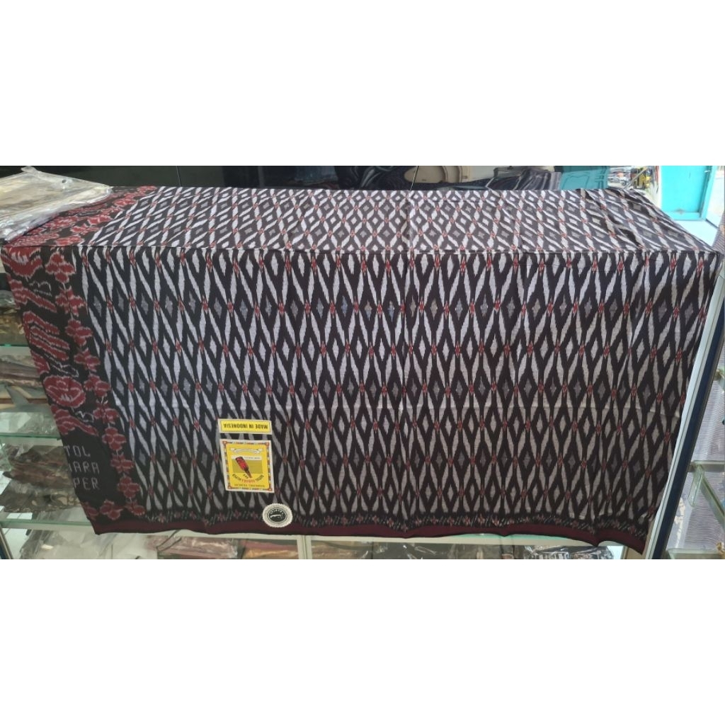 Sarung Tenun Botol Sahara Tenun ATBM Kerajinan Tenun Wanareja Handmade Sarung Goyor Al Giblah Benang