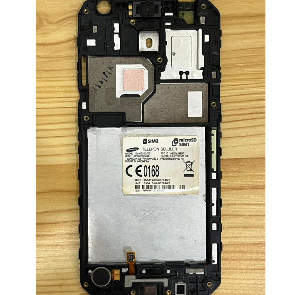 TATAKAN LCD SAMSUNG J3 ORI COPOTAN