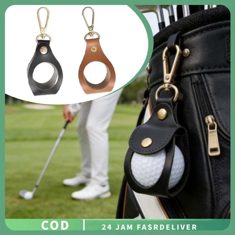 Pouch Bag Golf 2pcs Kulit Golf Pouch Bag Tahan Lama Pouch Golf