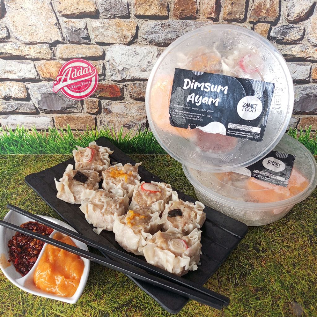 Dimsum Ayam Mentai with Chili Oil