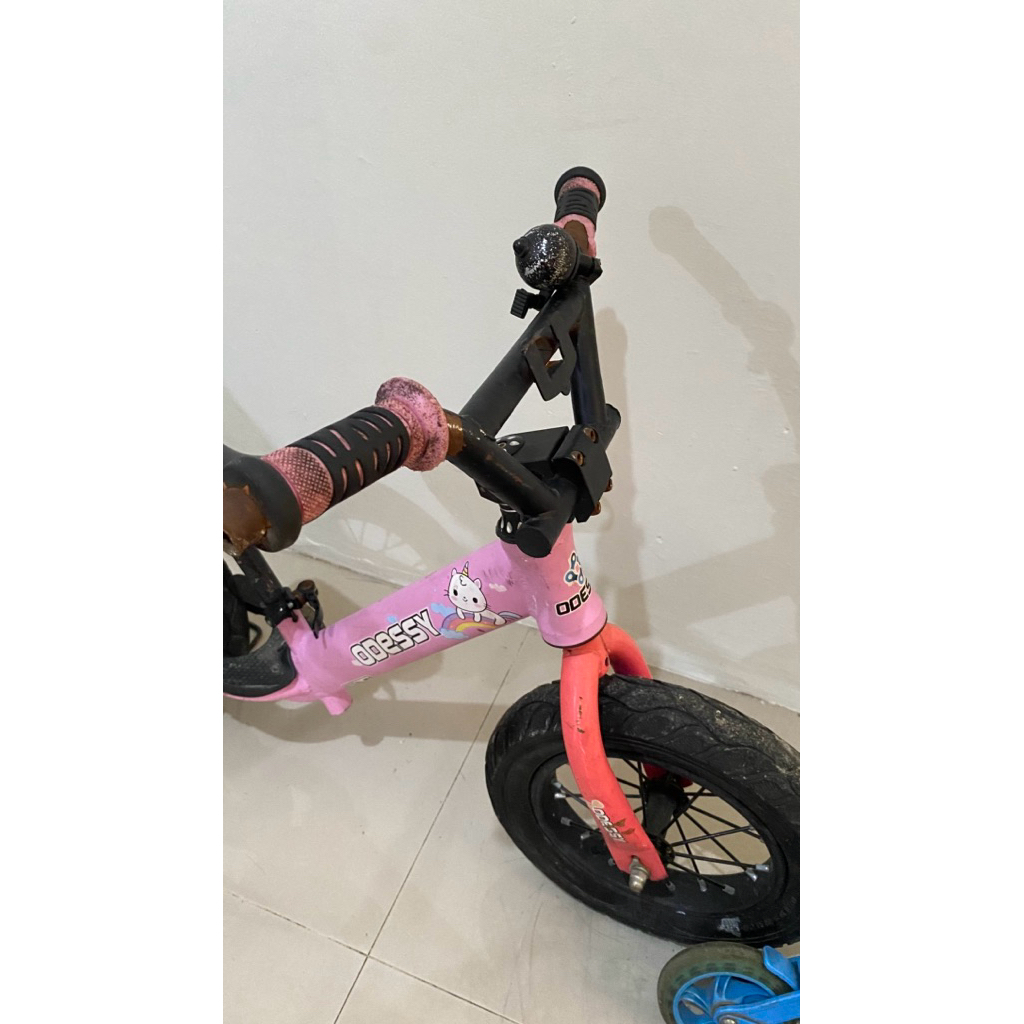 (preloved) Balance Bike Odessy Pink Unicorn
