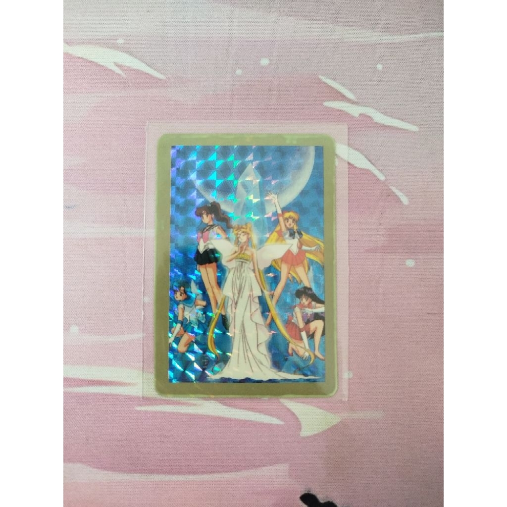 Kartu Hologram Sailor Moon Vintage Anime Card Rare Jadul Collectible