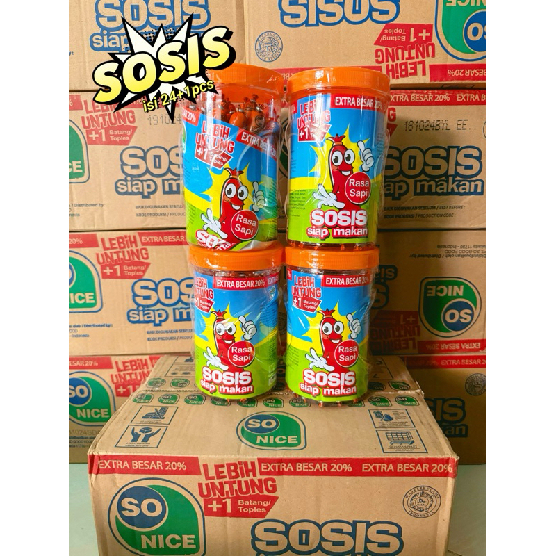SO NICE SOSIS Extra besar isi 24pcs