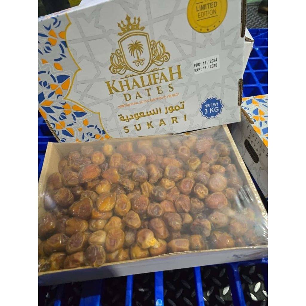 Kurma Sukkari Premium Khalifah Dates 3kg