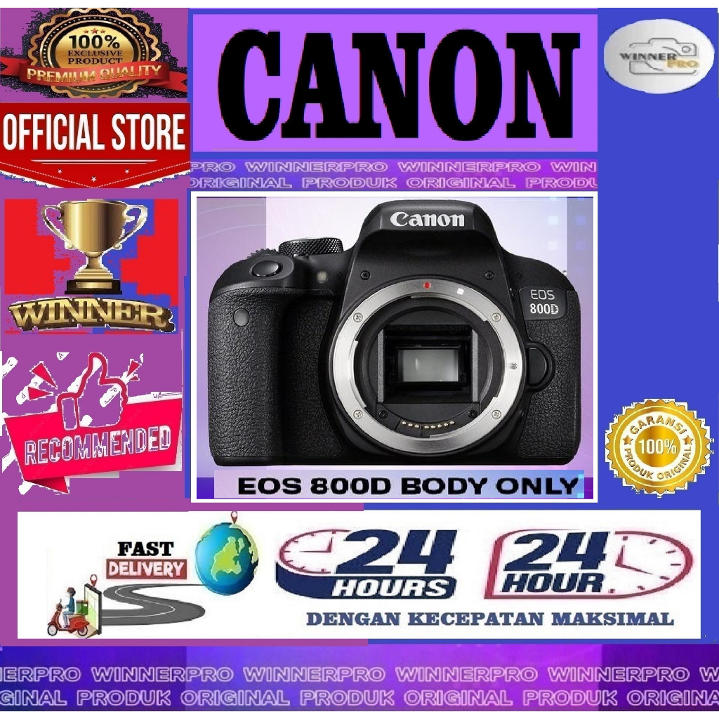 Kamera Canon Eos 800D Body Only