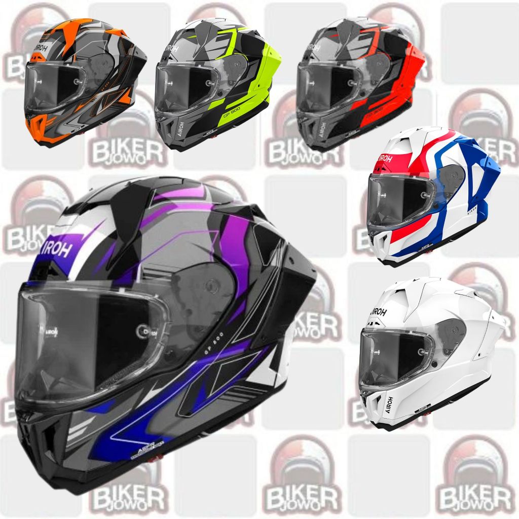 Airoh Gp800 Helmet - Helm Sport Fullface Helmet Biker Riding Touring