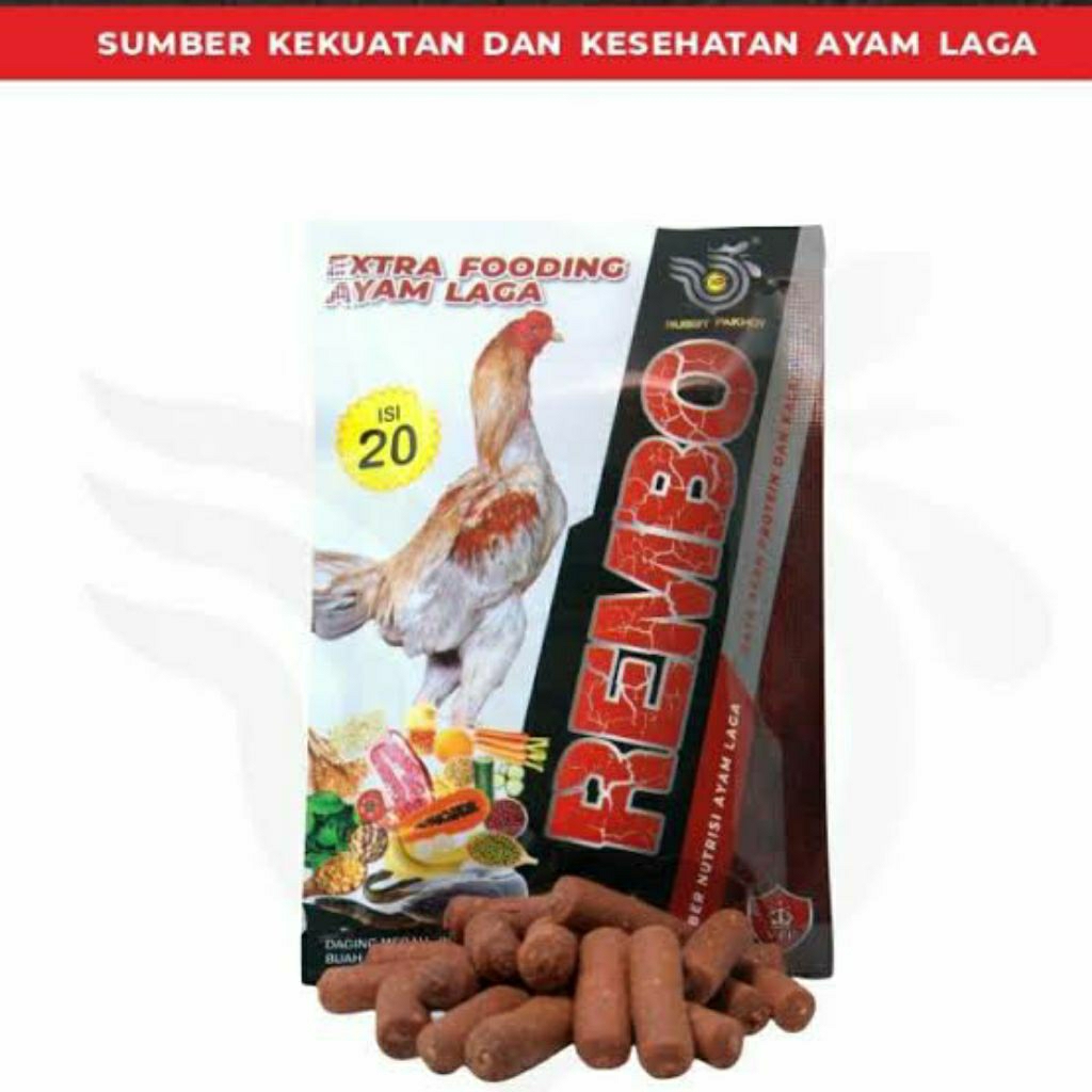 REMBO EXTRA FOODING AYAM LAGA