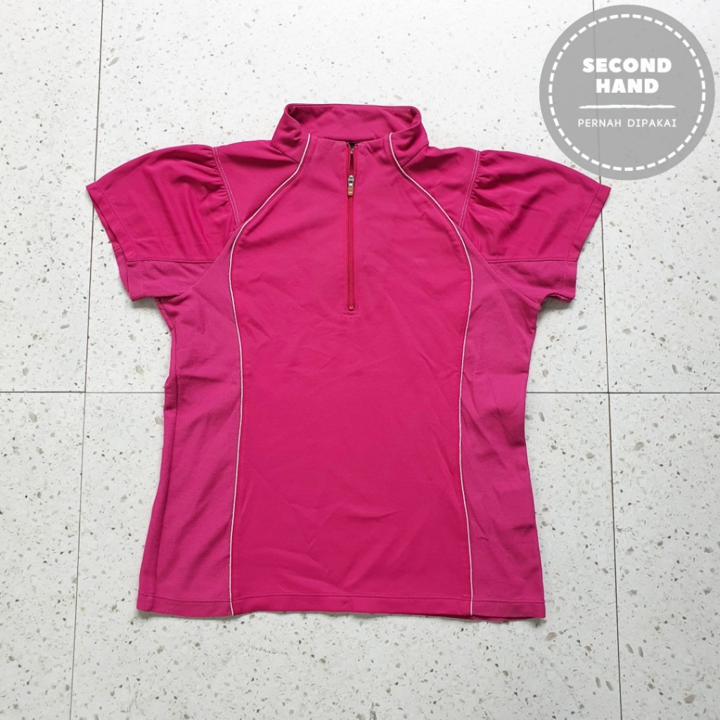 Baju Kaos Turtleneck Wanita Anak Ellesse / Size M - LD 46 cm / Second Hand