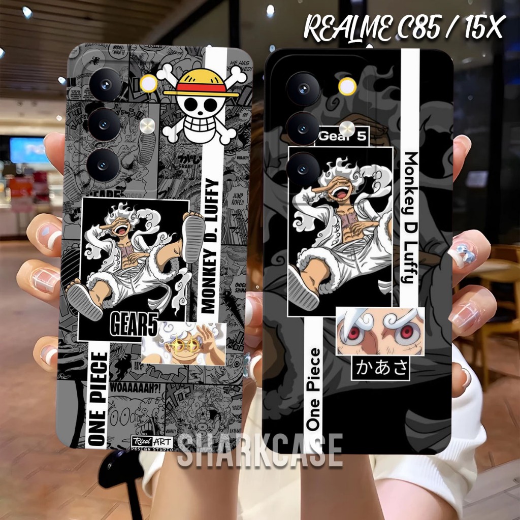 Softcase REALME C85 4G / 5G - REALME 15X Motif Anime One Piece Gear Luffy Terbaru Kekinian - Softcas