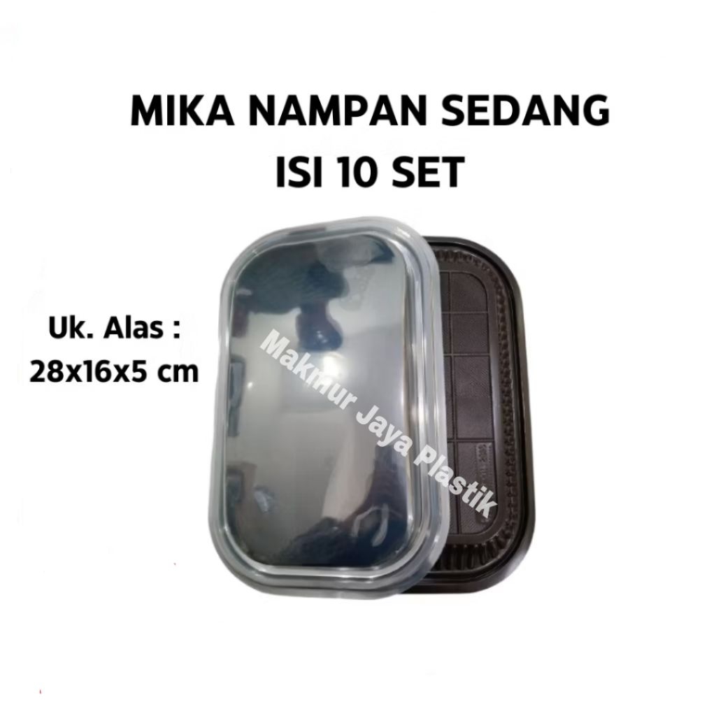 (10 pcs) Mika Nampan Tanggung 1628/Nampan Sedang/Tray Nampan/Nampan Hantaran Sedang