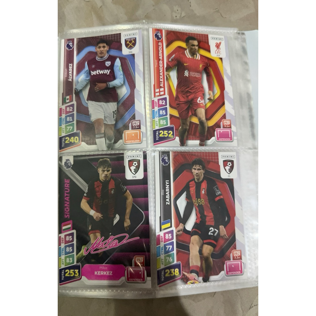 PHOTO CARD PANINI FOOTBALL FULL SET