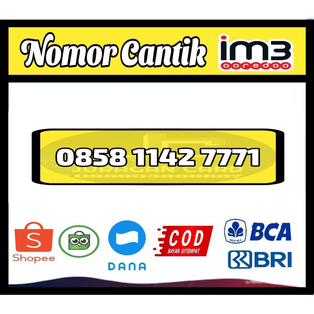 nomor cantik Indosat im3 tripel 777 murah