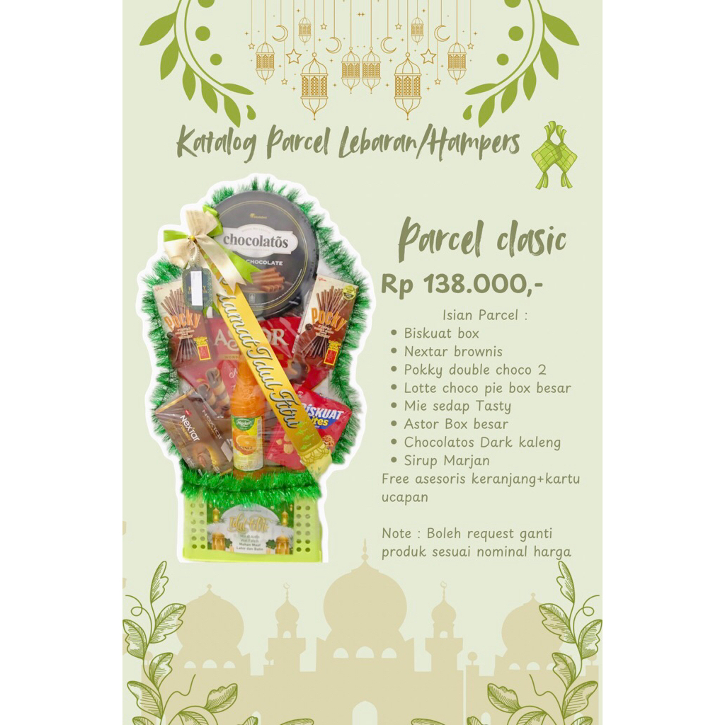 Parcel Lebaran/Hampers 2026 instan Surabaya barat