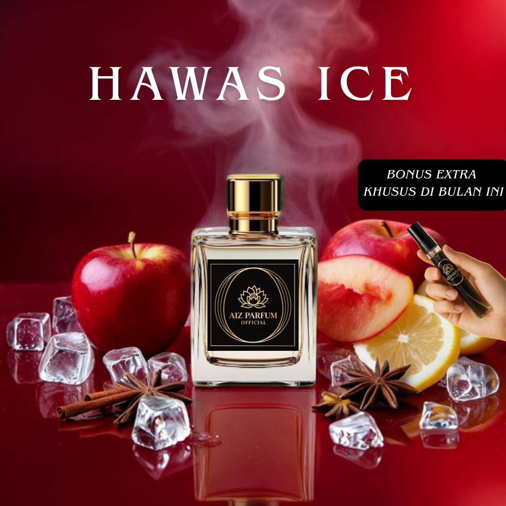 AIZ PARFUM - HAWAS ICE -  Inspired parfum, Wangi fresh & cool yang menyegarkan.
