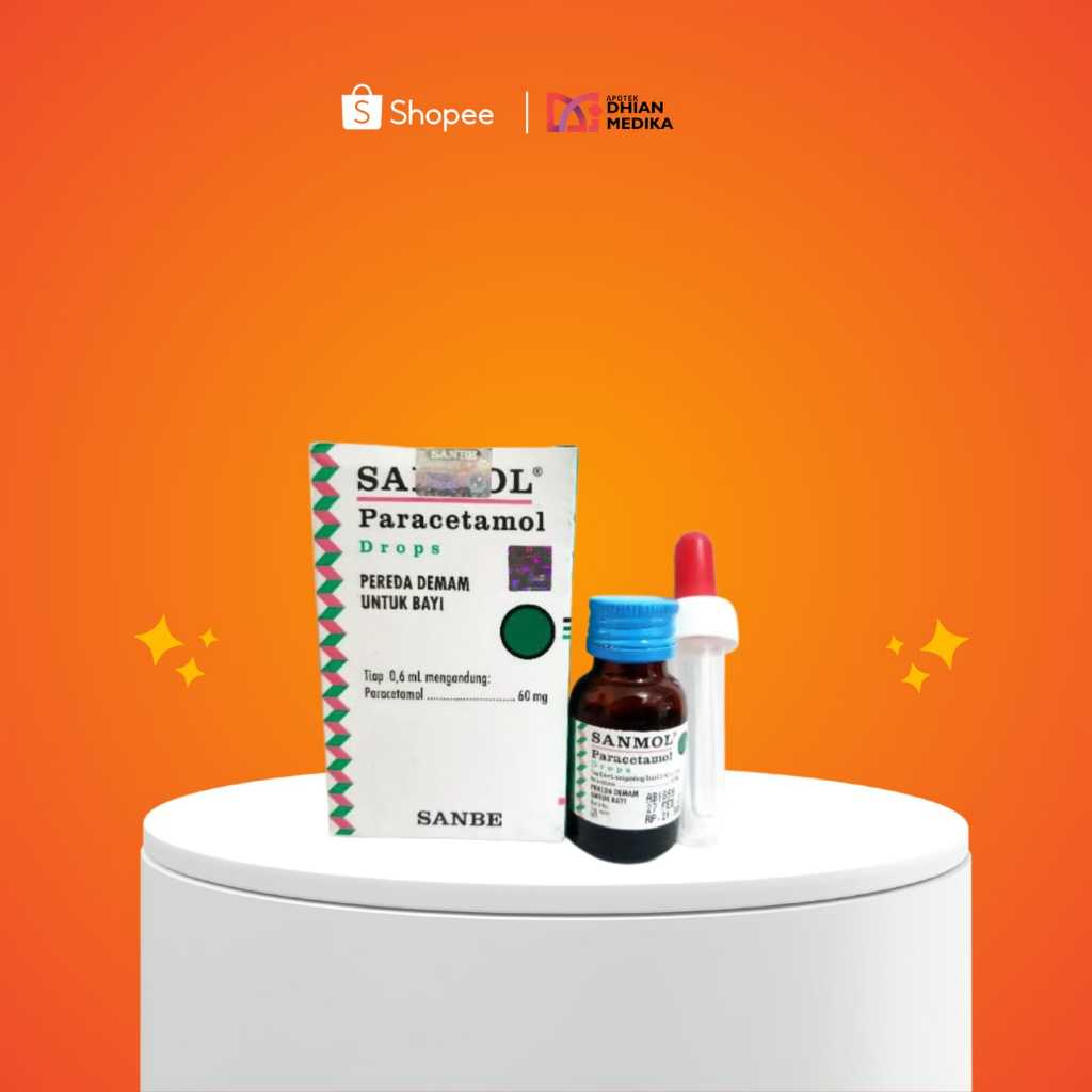 Obat Sanmol Sirup, Sanmol Drop, Sanmol forte - Obat Panas Anak
