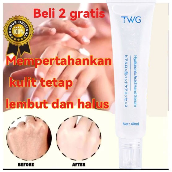 TWG Hyaluronic Acid Hand Essence Serum Tangan Pelembap Kulit Tangan Hand Cream Hyaluronic Acid Hand 