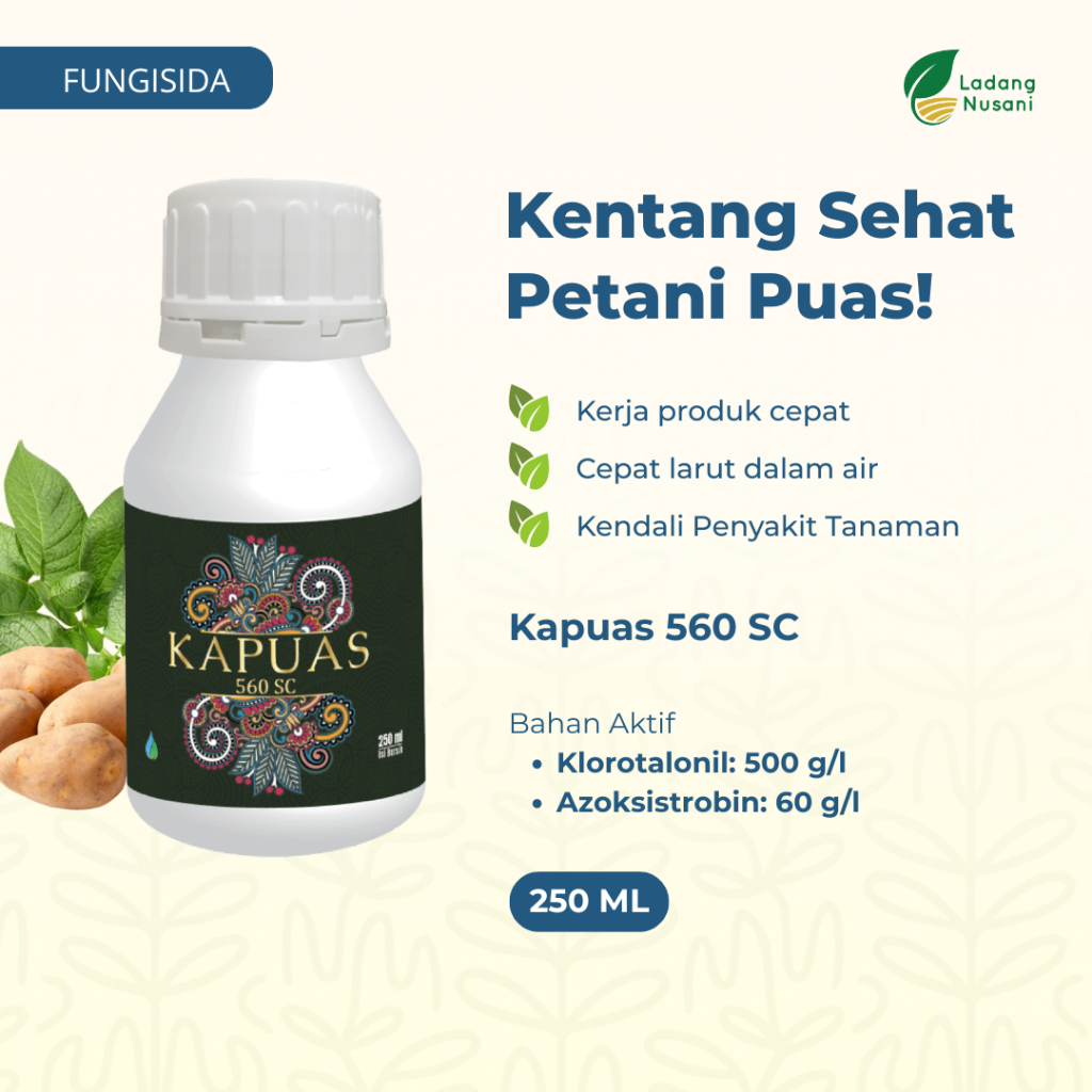 Mahakam KAPUAS 560 SC 250 ml – Fungisida Perlindungan Tanaman Kentang