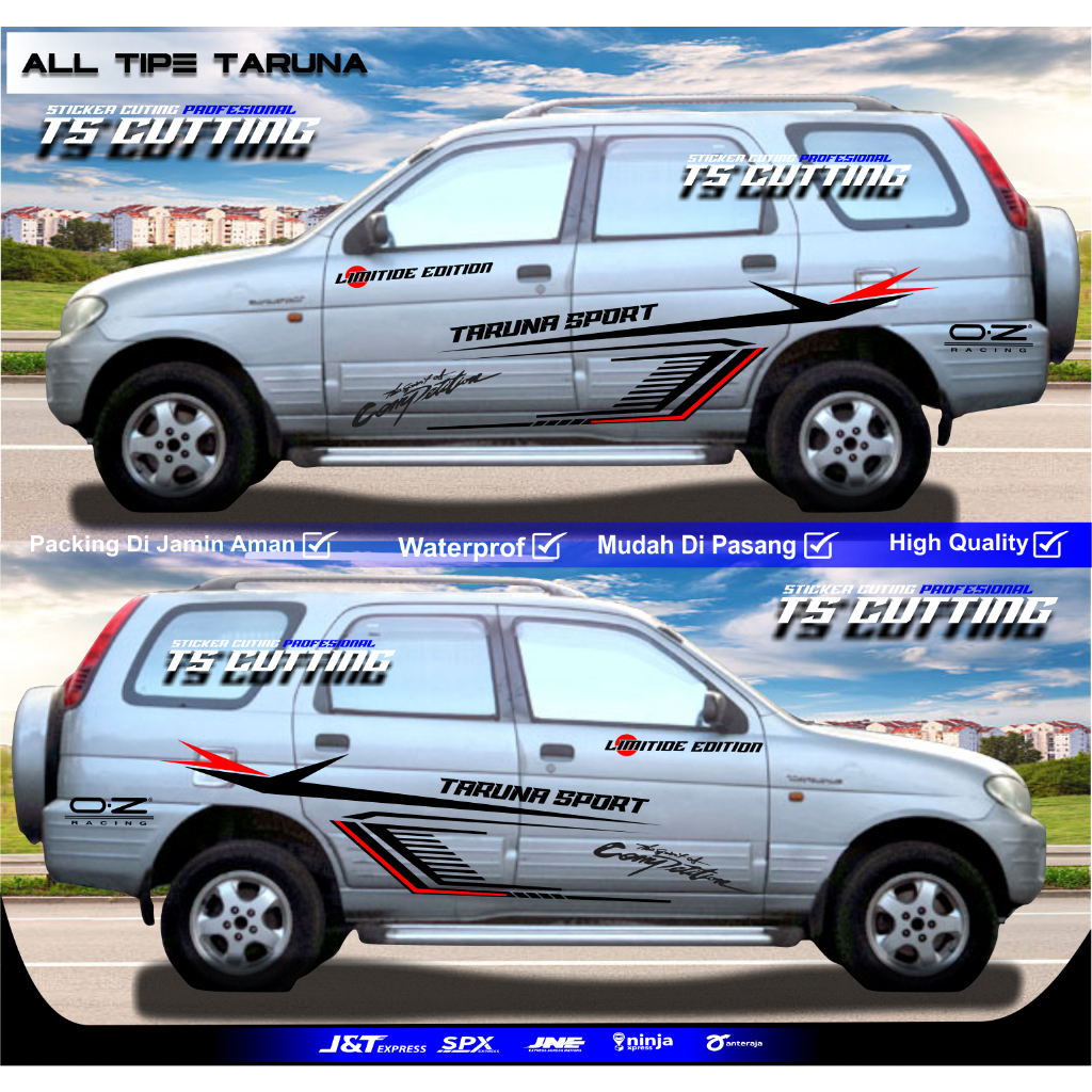 New Sticker Mobil Taruna Cutting Sticker Mobil Daihatsu Taruna Murah