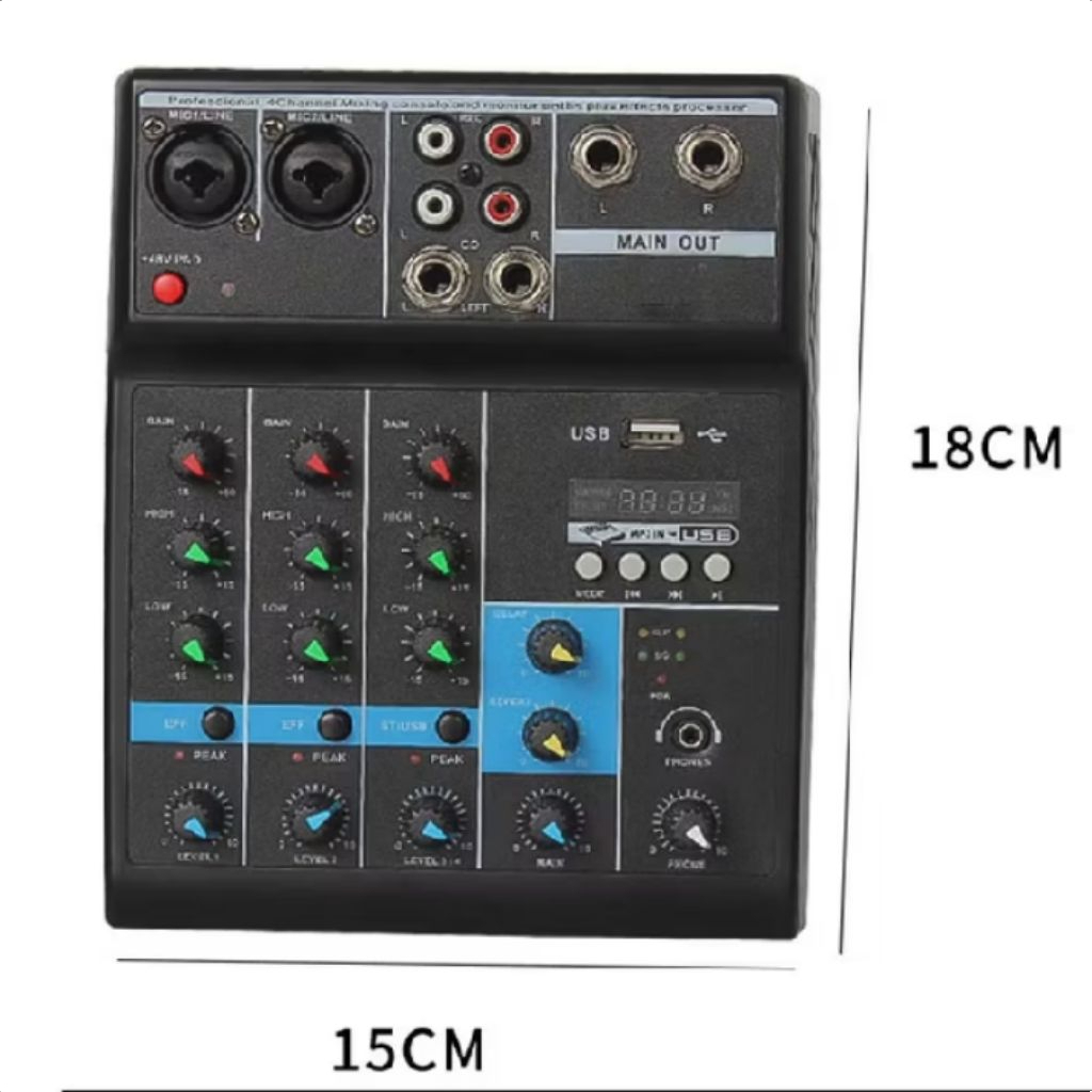4 CHANNEL MINI MIXER YAMAHA MG4CX MG 4CX MG4CX USB BLUETOOTH