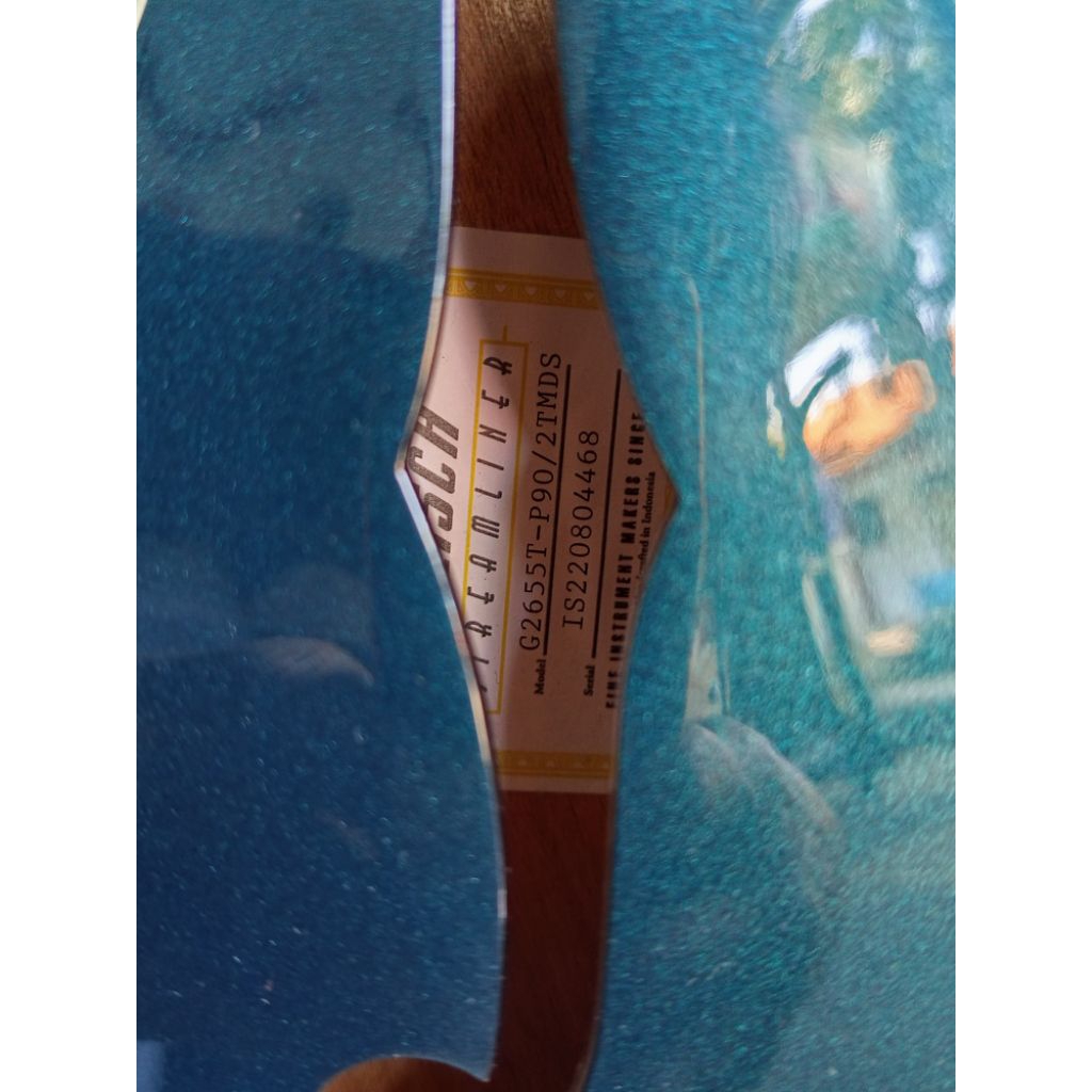 Gertsch G2655T P-90 streamliner center block Jr double cut 2tone midnight shapphire