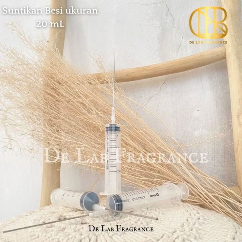 alat pengisi cairan parfum ujung besi 20 ml / alat suntik parfum/ alat sedot parfum