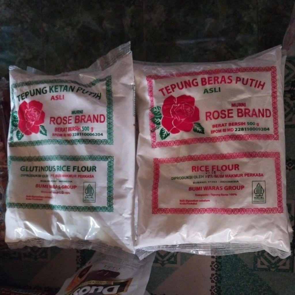 Tepung Beras Rose Brand 500 gram / Tepung Ketan Rose Brand 500 gram