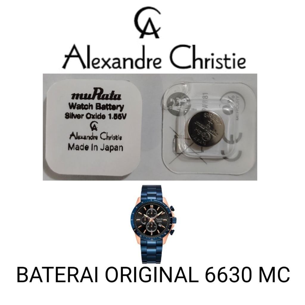 Baterai Alexandre Christie original 6630 MC